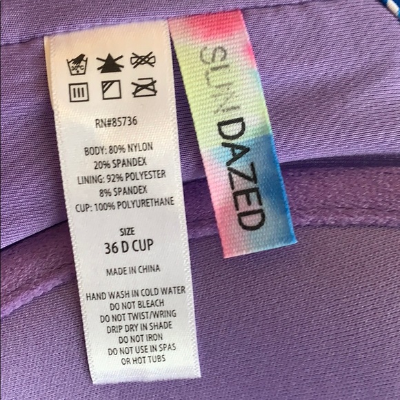 Sundazed multi nixie underwire bra bikini top - Picture 8 of 8